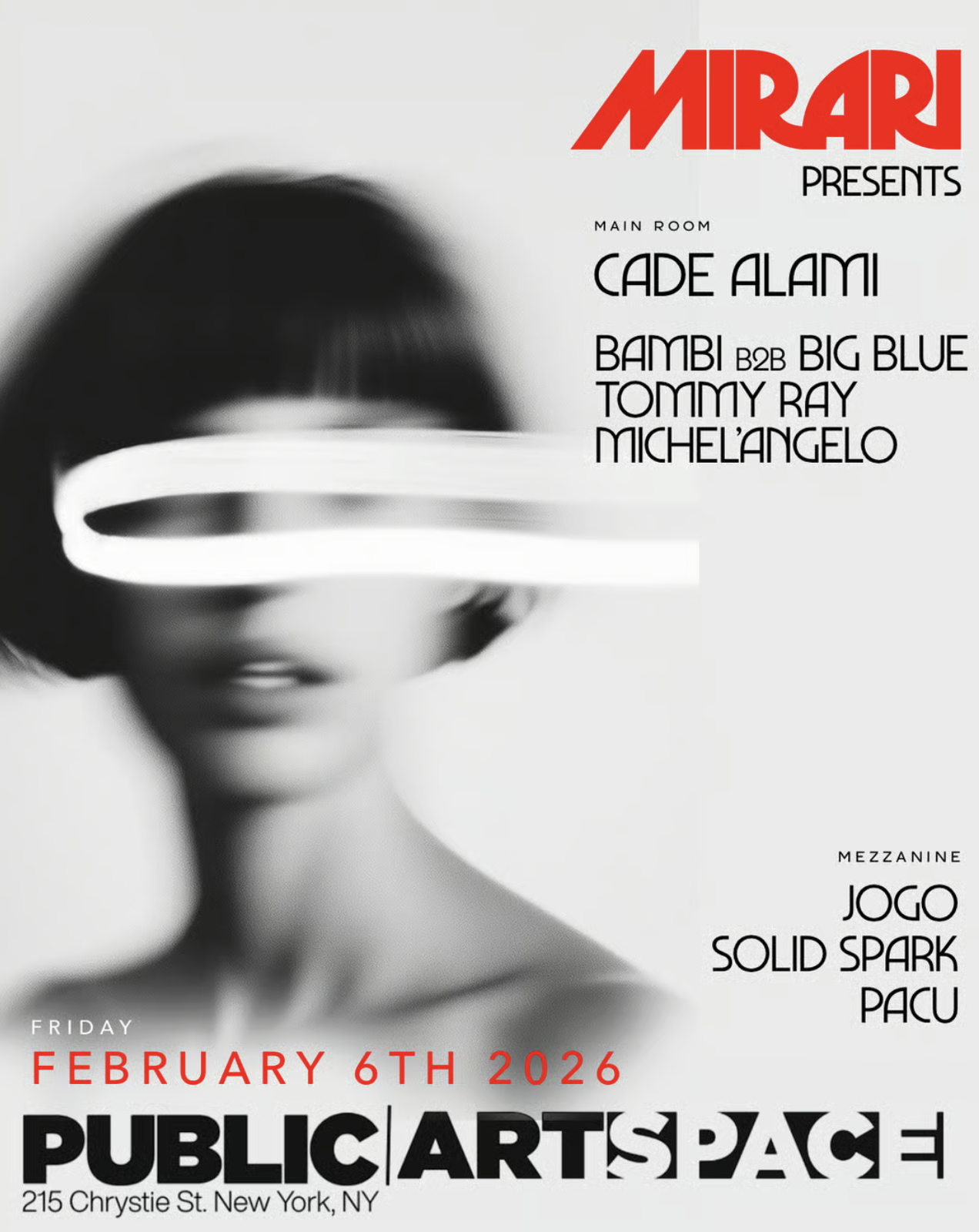 Mirari at Public Arts Space NYC February 6 2026